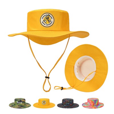 Sublimation Bucket Hat With Wide Brim